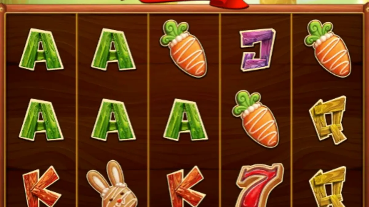 Tampilan visual slot Golden Egg Hunt dengan tema musim semi