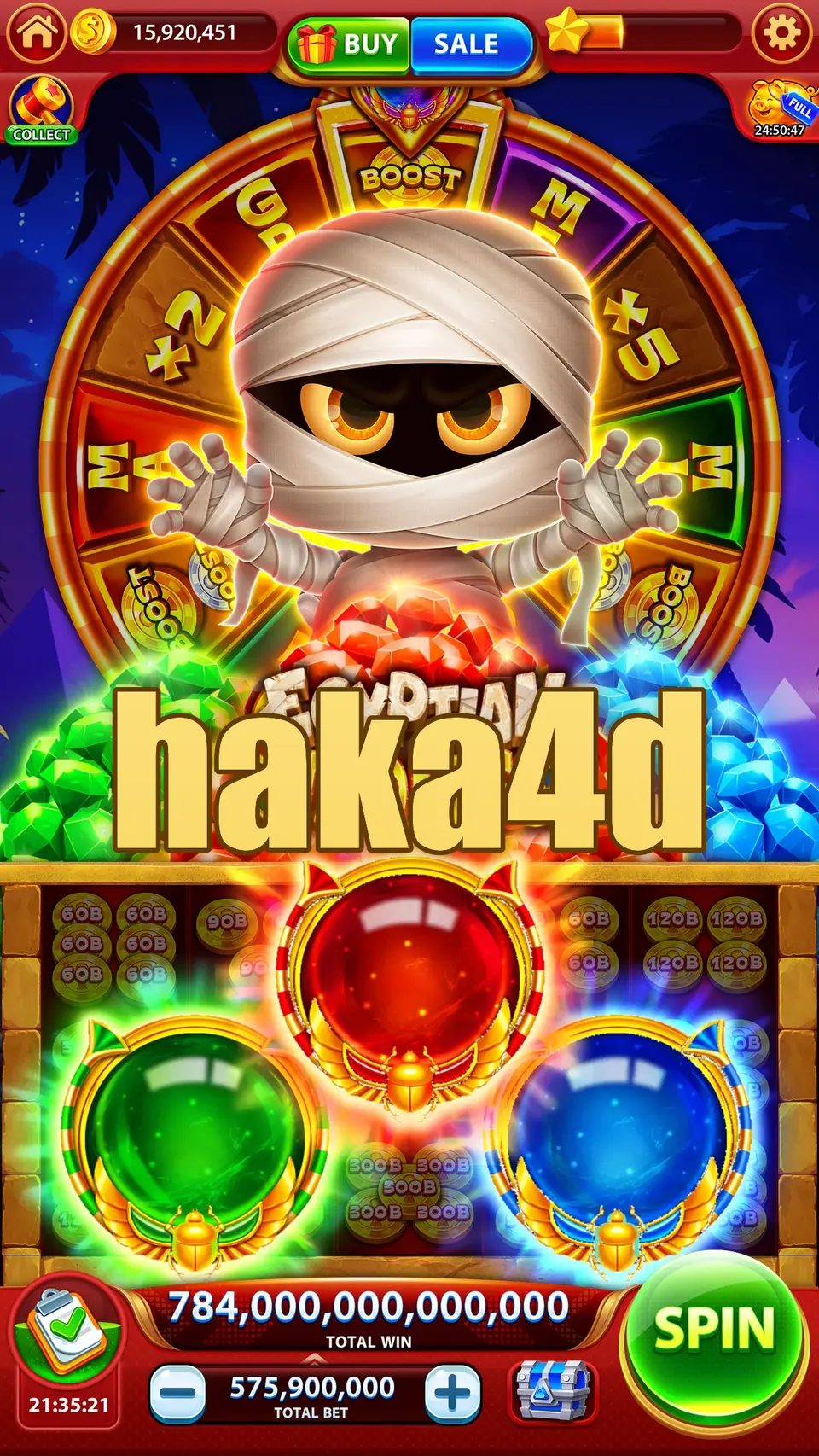 haka4d Tangkapan Layar - APK Resmi